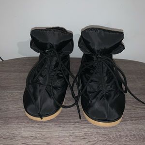 Zara puffer boots